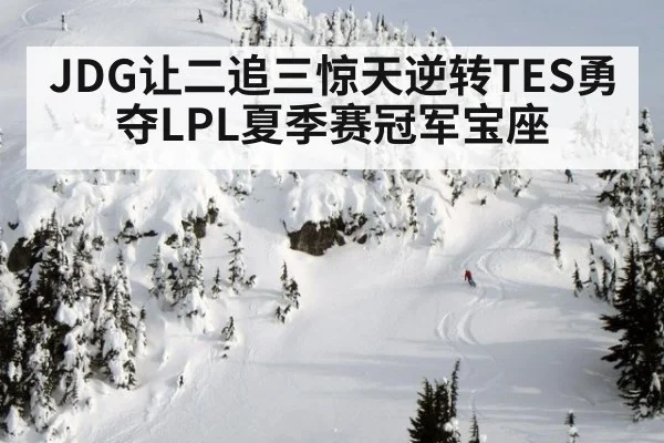 JDG让二追三惊天逆转TES勇夺LPL夏季赛冠军宝座
